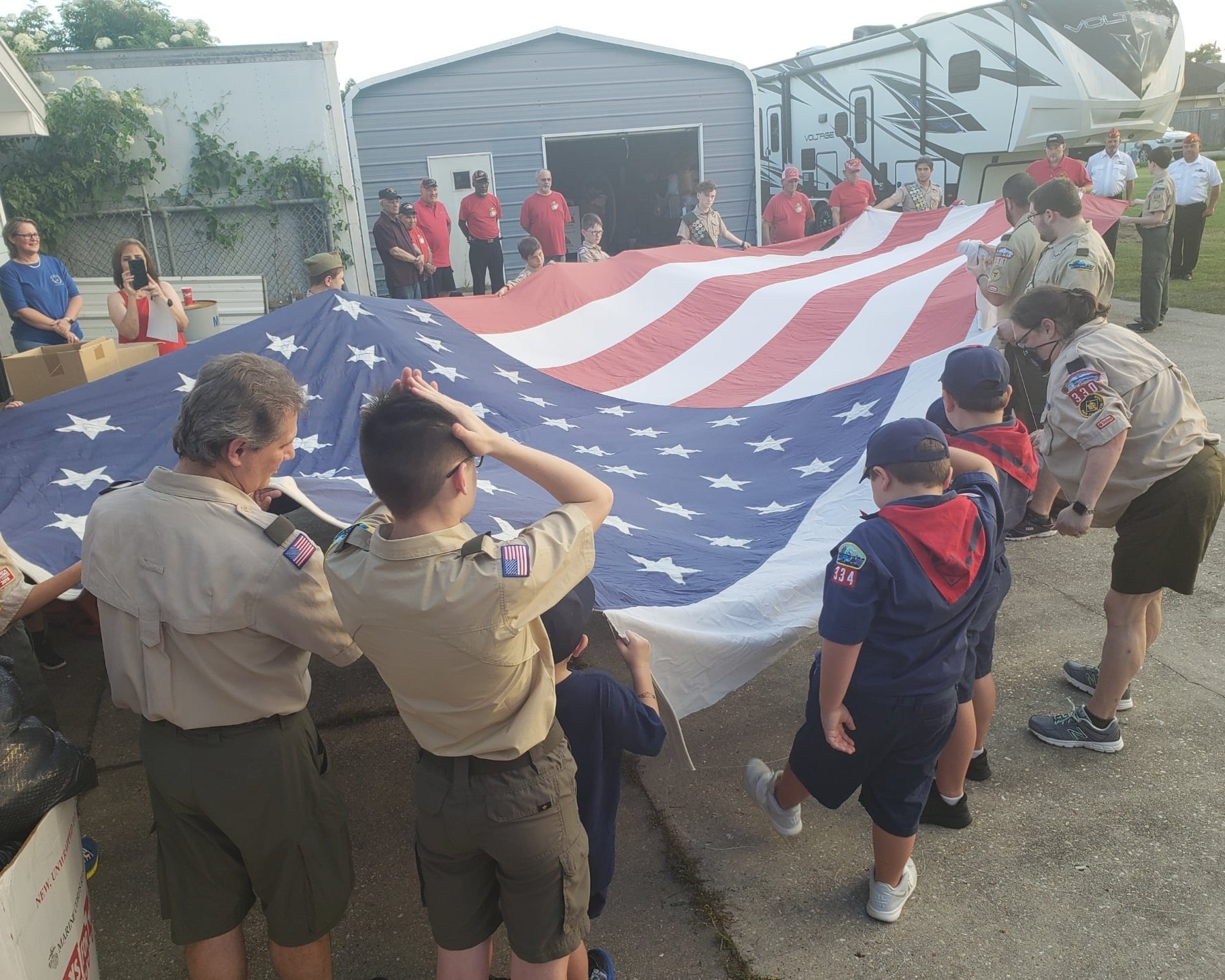 Flag Retirment Ceremony